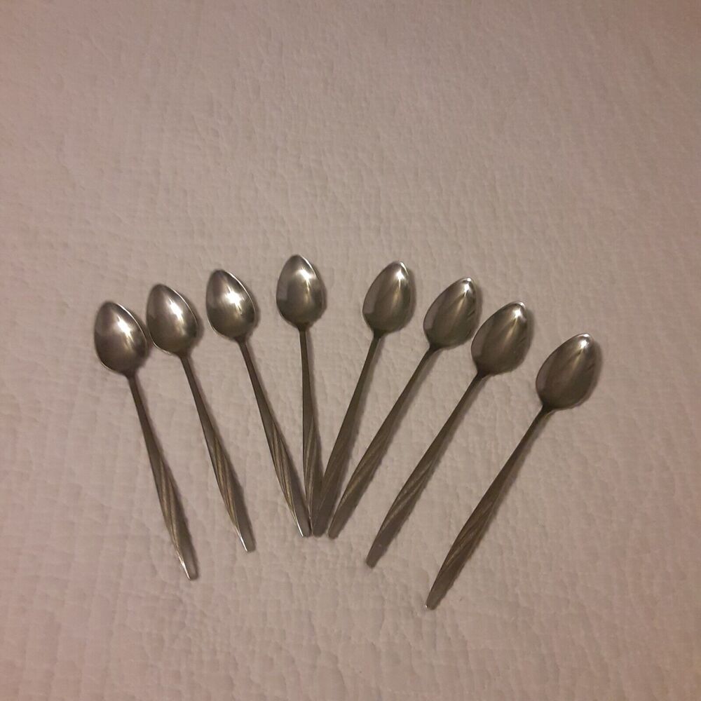 Vintage American Stainless IS U.S.A. Tea/Cocktail Stirrers X8